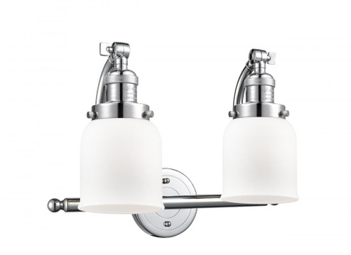 Bell - 2 Light - 18 inch - Polished Chrome - Adjustable Bath Vanity Light (3442|515-2W-PC-G51)