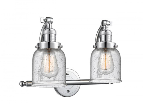 Bell - 2 Light - 18 inch - Polished Chrome - Adjustable Bath Vanity Light (3442|515-2W-PC-G54-LED)