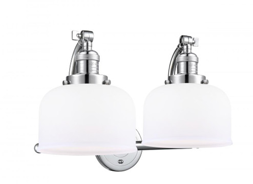 Bell - 2 Light - 18 inch - Polished Chrome - Adjustable Bath Vanity Light (3442|515-2W-PC-G71-LED)