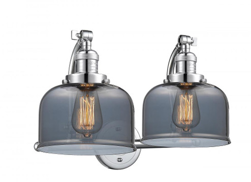 Bell - 2 Light - 18 inch - Polished Chrome - Adjustable Bath Vanity Light (3442|515-2W-PC-G73)