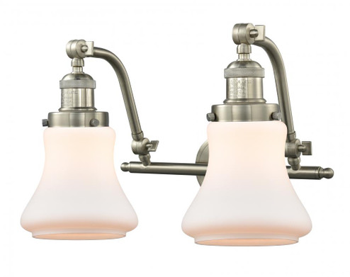 Bellmont - 2 Light - 18 inch - Brushed Satin Nickel - Adjustable Bath Vanity Light (3442|515-2W-SN-G191)
