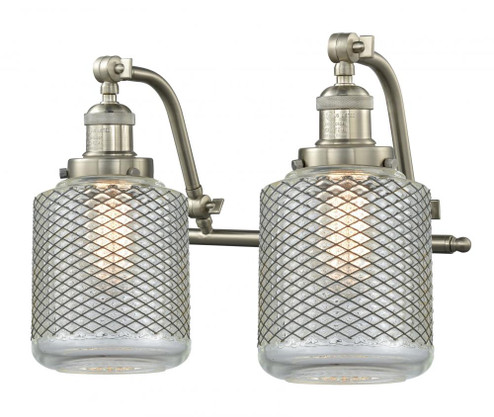 Stanton - 2 Light - 18 inch - Brushed Satin Nickel - Adjustable Bath Vanity Light (3442|515-2W-SN-G262)