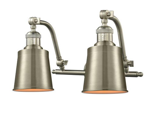 Addison - 2 Light - 18 inch - Brushed Satin Nickel - Adjustable Bath Vanity Light (3442|515-2W-SN-M9-SN)