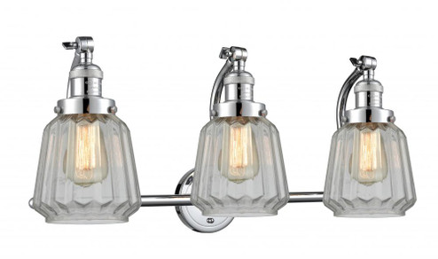 Chatham - 3 Light - 28 inch - Polished Chrome - Adjustable Bath Vanity Light (3442|515-3W-PC-G142)
