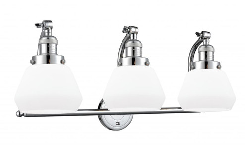Fulton - 3 Light - 28 inch - Polished Chrome - Adjustable Bath Vanity Light (3442|515-3W-PC-G171)