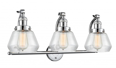 Fulton - 3 Light - 28 inch - Polished Chrome - Adjustable Bath Vanity Light (3442|515-3W-PC-G172-LED)
