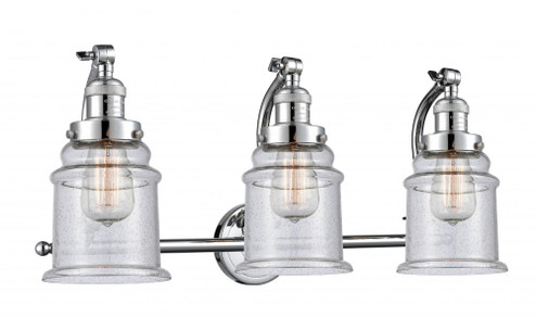 Canton - 3 Light - 28 inch - Polished Chrome - Adjustable Bath Vanity Light (3442|515-3W-PC-G184)
