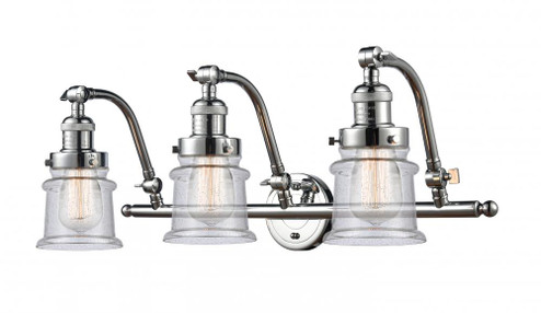 Canton - 3 Light - 28 inch - Polished Chrome - Adjustable Bath Vanity Light (3442|515-3W-PC-G184S-LED)