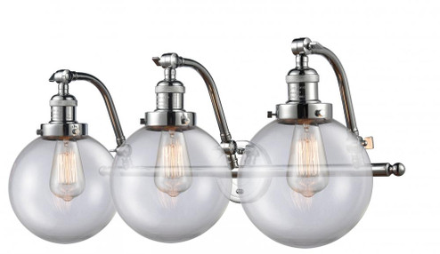 Beacon - 3 Light - 28 inch - Polished Chrome - Adjustable Bath Vanity Light (3442|515-3W-PC-G202-8-LED)