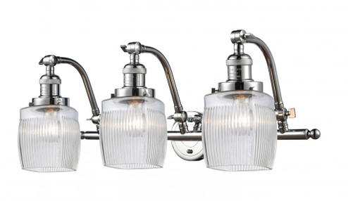 Colton - 3 Light - 27 inch - Polished Chrome - Adjustable Bath Vanity Light (3442|515-3W-PC-G302)