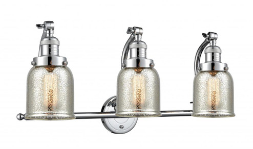 Bell - 3 Light - 28 inch - Polished Chrome - Adjustable Bath Vanity Light (3442|515-3W-PC-G58-LED)