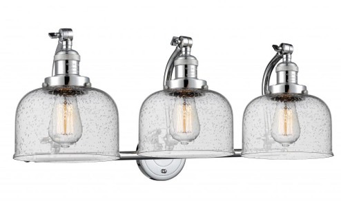 Bell - 3 Light - 28 inch - Polished Chrome - Adjustable Bath Vanity Light (3442|515-3W-PC-G74)