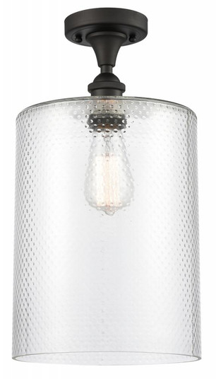 Cobbleskill - 1 Light - 9 inch - Oil Rubbed Bronze - Semi-Flush Mount (3442|516-1C-OB-G112-L)