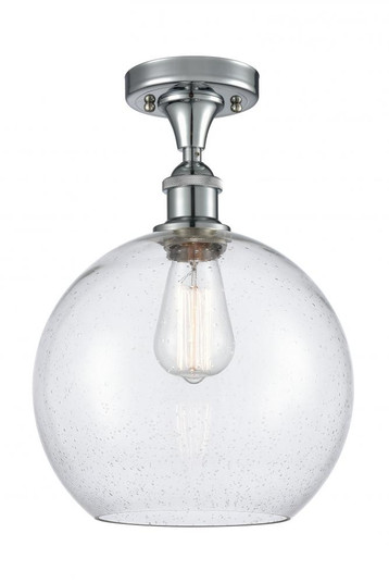 Athens - 1 Light - 10 inch - Polished Chrome - Semi-Flush Mount (3442|516-1C-PC-G124-10-LED)