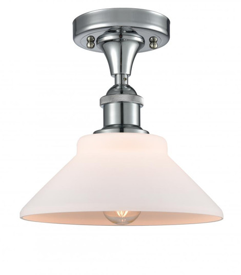 Orwell - 1 Light - 8 inch - Polished Chrome - Semi-Flush Mount (3442|516-1C-PC-G131-LED)