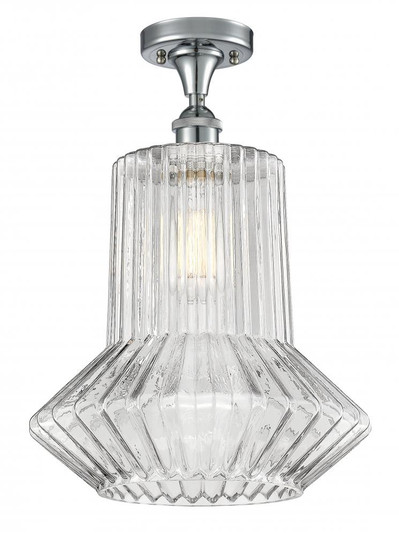 Springwater - 1 Light - 12 inch - Polished Chrome - Semi-Flush Mount (3442|516-1C-PC-G212-LED)