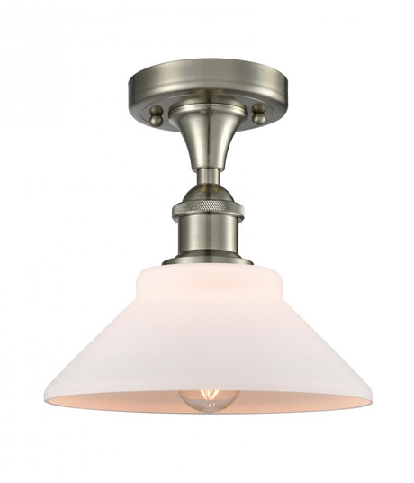 Orwell - 1 Light - 8 inch - Brushed Satin Nickel - Semi-Flush Mount (3442|516-1C-SN-G131-LED)
