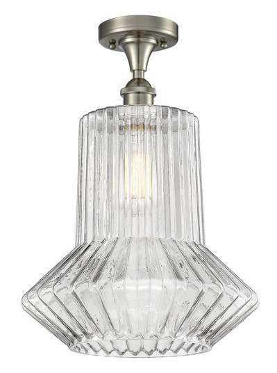 Springwater - 1 Light - 12 inch - Brushed Satin Nickel - Semi-Flush Mount (3442|516-1C-SN-G212-LED)