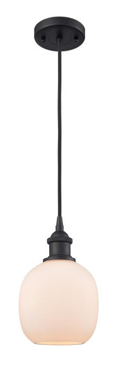 Belfast - 1 Light - 6 inch - Matte Black - Cord hung - Mini Pendant (3442|516-1P-BK-G101-LED)