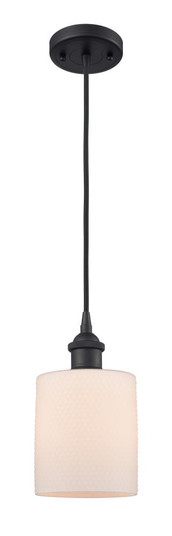 Cobbleskill - 1 Light - 5 inch - Matte Black - Cord hung - Mini Pendant (3442|516-1P-BK-G111)