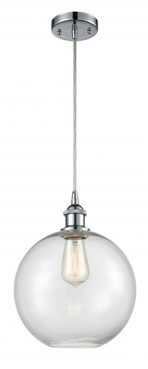 Athens - 1 Light - 10 inch - Polished Chrome - Cord hung - Mini Pendant (3442|516-1P-PC-G122-10)