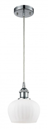 Fenton - 1 Light - 7 inch - Polished Chrome - Cord hung - Mini Pendant (3442|516-1P-PC-G91)