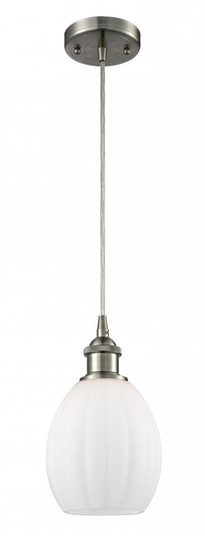 Eaton - 1 Light - 6 inch - Brushed Satin Nickel - Cord hung - Mini Pendant (3442|516-1P-SN-G81-LED)
