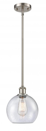 Athens - 1 Light - 8 inch - Brushed Satin Nickel - Mini Pendant (3442|516-1S-SN-G124)