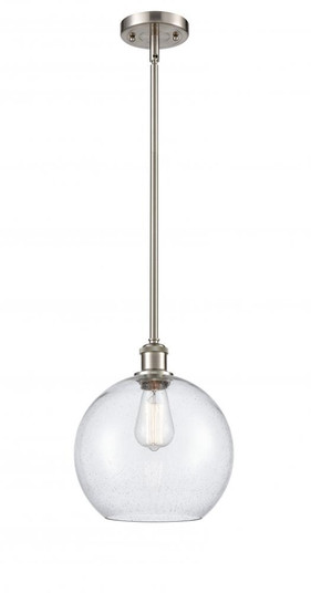 Athens - 1 Light - 10 inch - Brushed Satin Nickel - Mini Pendant (3442|516-1S-SN-G124-10)