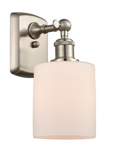 Cobbleskill - 1 Light - 5 inch - Brushed Satin Nickel - Sconce (3442|516-1W-SN-G111)