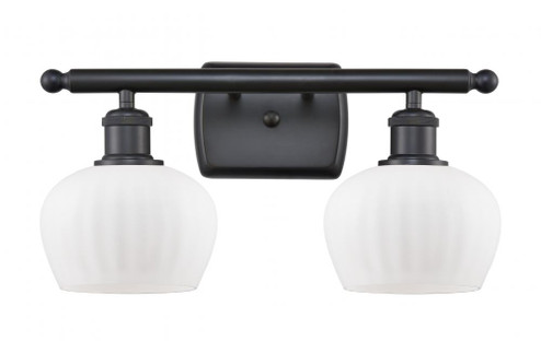 Fenton - 2 Light - 17 inch - Matte Black - Bath Vanity Light (3442|516-2W-BK-G91)