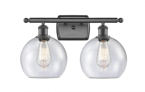 Athens - 2 Light - 18 inch - Oil Rubbed Bronze - Bath Vanity Light (3442|516-2W-OB-G124-LED)