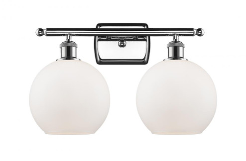 Athens - 2 Light - 18 inch - Polished Chrome - Bath Vanity Light (3442|516-2W-PC-G121-LED)