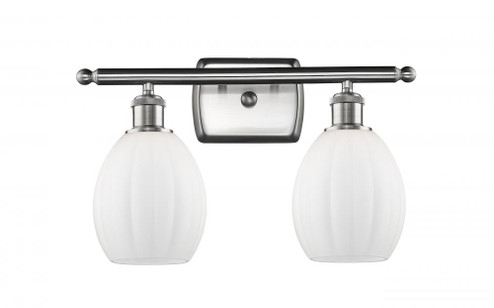 Eaton - 2 Light - 16 inch - Brushed Satin Nickel - Bath Vanity Light (3442|516-2W-SN-G81)