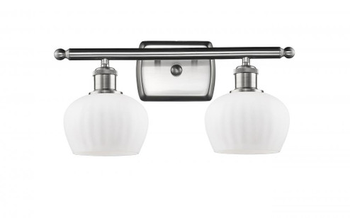 Fenton - 2 Light - 17 inch - Brushed Satin Nickel - Bath Vanity Light (3442|516-2W-SN-G91)
