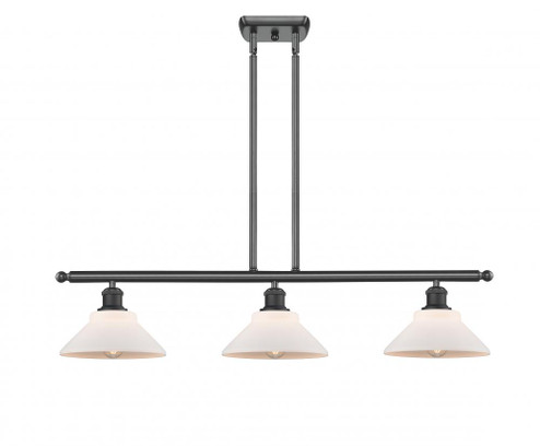 Orwell - 3 Light - 36 inch - Matte Black - Cord hung - Island Light (3442|516-3I-BK-G131)