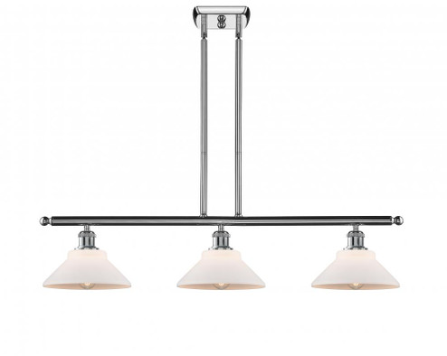 Orwell - 3 Light - 36 inch - Polished Chrome - Stem hung - Island Light (3442|516-3I-PC-G131-LED)
