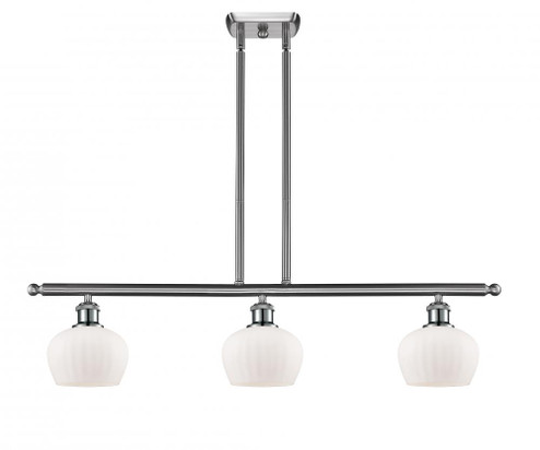 Fenton - 3 Light - 36 inch - Brushed Satin Nickel - Stem hung - Island Light (3442|516-3I-SN-G91)