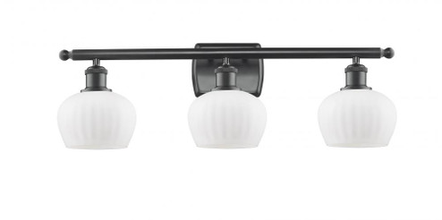 Fenton - 3 Light - 27 inch - Matte Black - Bath Vanity Light (3442|516-3W-BK-G91-LED)