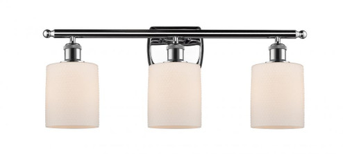 Cobbleskill - 3 Light - 25 inch - Polished Chrome - Bath Vanity Light (3442|516-3W-PC-G111)