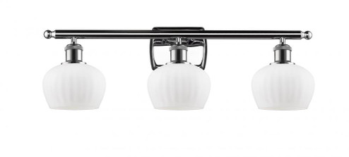 Fenton - 3 Light - 27 inch - Polished Chrome - Bath Vanity Light (3442|516-3W-PC-G91-LED)