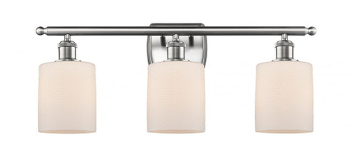 Cobbleskill - 3 Light - 25 inch - Brushed Satin Nickel - Bath Vanity Light (3442|516-3W-SN-G111)