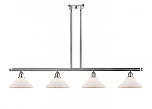 Orwell - 4 Light - 48 inch - Polished Chrome - Stem hung - Island Light (3442|516-4I-PC-G131)