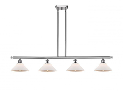 Orwell - 4 Light - 48 inch - Brushed Satin Nickel - Stem hung - Island Light (3442|516-4I-SN-G131-LED)