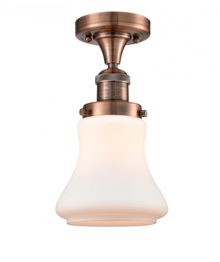 Bellmont - 1 Light - 6 inch - Antique Copper - Semi-Flush Mount (3442|517-1CH-AC-G191)