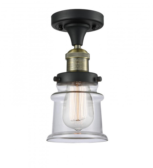 Canton - 1 Light - 6 inch - Black Antique Brass - Semi-Flush Mount (3442|517-1CH-BAB-G182S-LED)