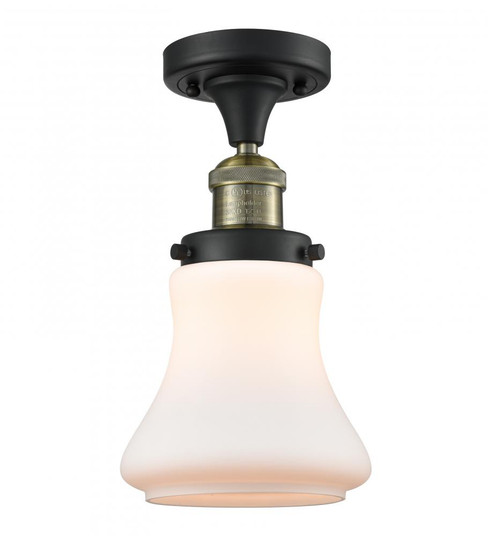 Bellmont - 1 Light - 6 inch - Black Antique Brass - Semi-Flush Mount (3442|517-1CH-BAB-G191)