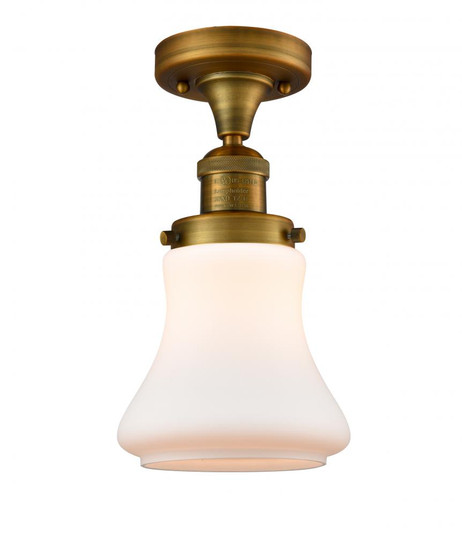 Bellmont - 1 Light - 6 inch - Brushed Brass - Semi-Flush Mount (3442|517-1CH-BB-G191)
