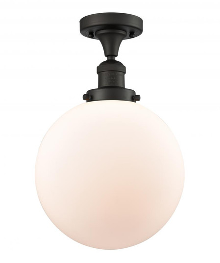 Beacon - 1 Light - 10 inch - Oil Rubbed Bronze - Semi-Flush Mount (3442|517-1CH-OB-G201-10)