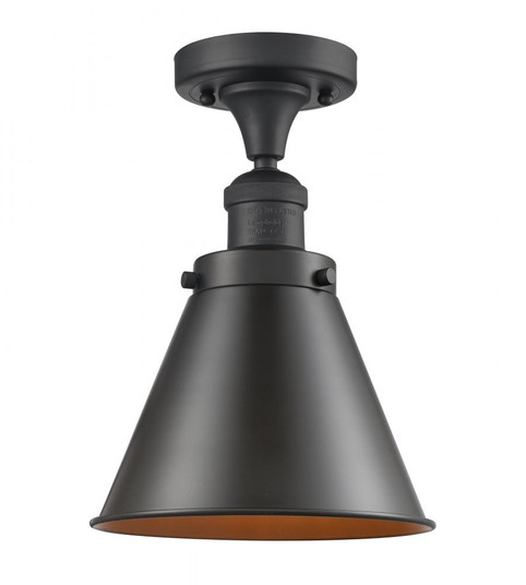 Appalachian - 1 Light - 8 inch - Oil Rubbed Bronze - Semi-Flush Mount (3442|517-1CH-OB-M13-OB)